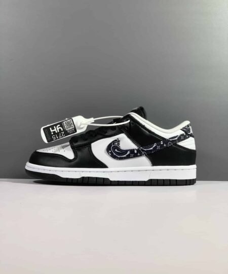Alternative view of Nike Dunk Low Essential Paisley Pack Black and White Sneaker For Men, Men's Shoes