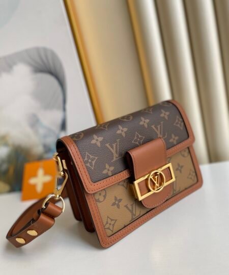 Alternative view of Louis Vuitton Mini Dauphine Monogram And Monogram Reverse Canvas By Nicolas Ghesqui?re For Spring-Summer, For Women Women's Handbags, Shoulder Bags 20cm LV M45959