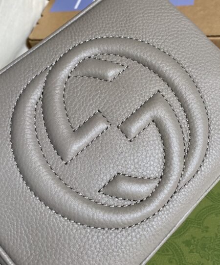 Alternative view of Gucci Soho Small Disco Bag Gray For Women, Women's Bags, Shoulder And Crossbody Bags 8in/21cm GG 308364