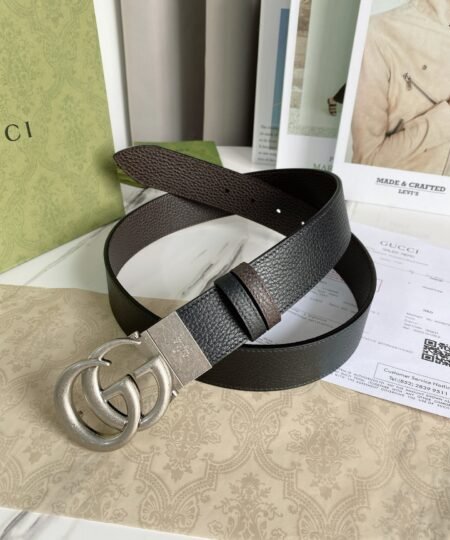 Alternative view of Gucci GG Marmont Reversible Belt Black, Women Belt 627055 CAO2N 1062