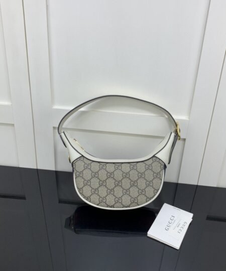 Gucci Ophidia GG Mini Bag Beige And Ebony GG Supreme Canvas For Women 7.9in/20cm GG 658551 96IWG 9794