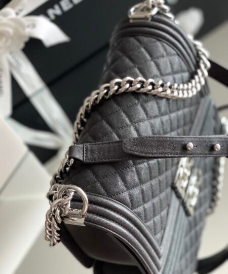 Alternative view of Chanel Medium Classic Flap Bag 25cm Black For Women A67086