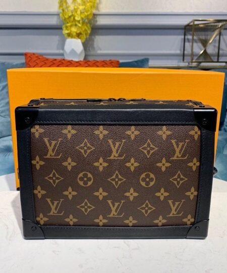 Louis Vuitton Soft Trunk Monogram Canvas For Women, Women's Handbags, Shoulder And Crossbody Bags 9.4in/24cm LV