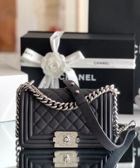 Chanel Mini Classic Flapbag Black For Women 20cm/7.9 in
