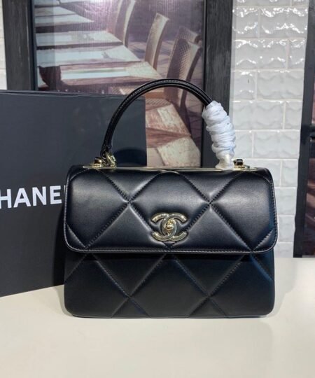 Chanel Trendy CC Bag Black For Women, Women's Handbags, Shoulder And Crossbody Bags 10.2in/26cm