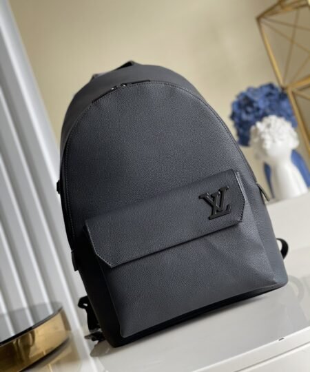 Louis Vuitton LV Aerogram Backpack Black For Men, Men's Bags 43cm LV M57079