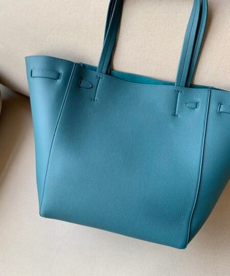 Celine Small Cabas Phantom In Soft Grained Green For Women 12in/31cm