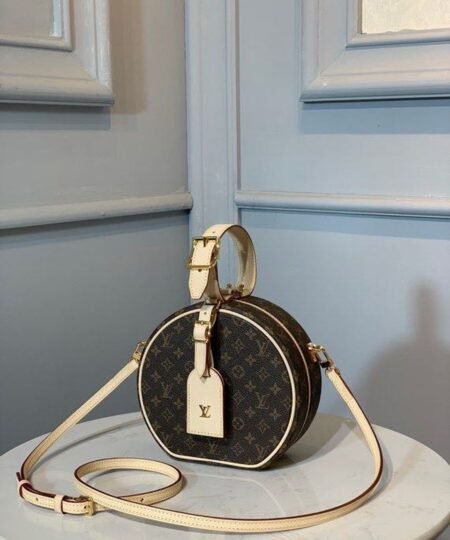 Louis Vuitton Petite Boite Chapeau Monogram Canvas For Women, Women's Handbags, Shoulder And Crossbody Bags 6.9in/17.5cm LV M43514