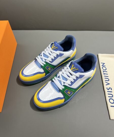 Louis Vuitton Trainer Sneaker Multi Color For Men LV