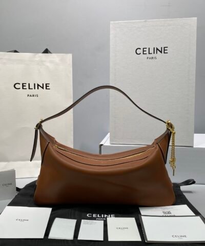 Celine Medium Romy In Supple Brown For Women 13in/34cm 197443DPJ.04LU
