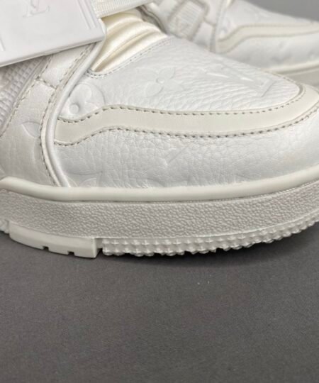 Alternative view of Louis Vuitton Trainer Sneaker Mix Of Materials White Virgil Abloh For Men LV