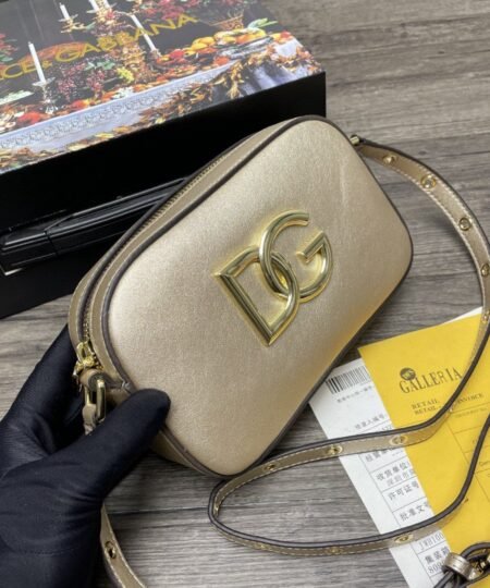 Alternative view of Dolce Gabbana Crossbody 3.5 Bag Gold For Women 7.5in/19cm DG