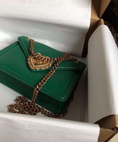 Alternative view of Dolce Gabbana small Devotion Bag Green For Women 19cm/ 7.5inches