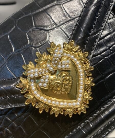Alternative view of Dolce Gabbana Small Devotion Bag Black For Women 7.5in/19cm DG