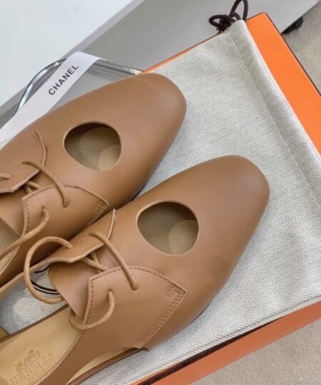 Alternative view of Hermes Epoca Oxford Shoe Brown For Women, Women's Shoes H221024Z