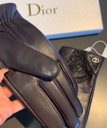 Alternative view of Dior Gloves In Dark Purple