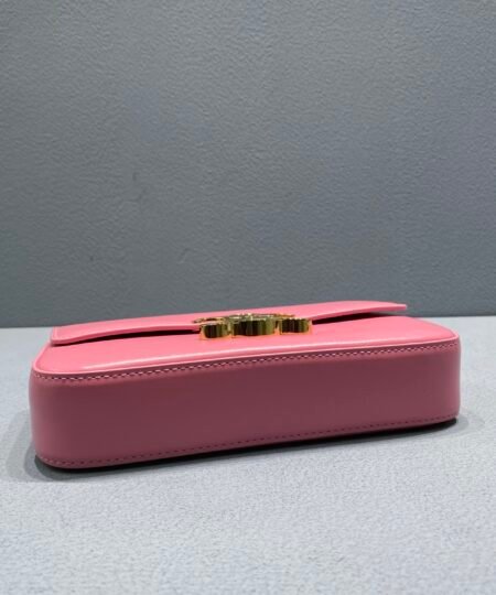 Alternative view of Celine Chain Shoulder Bag Triomphe Pink For Women 8in/20.5cm