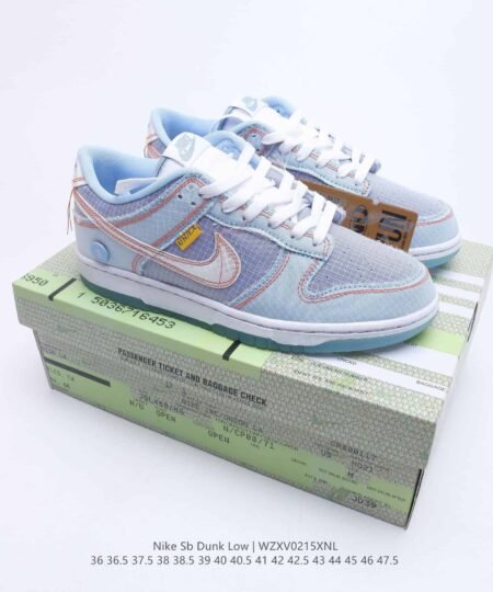 Nike Dunk Low Union Passport Pack Argon Sneaker For Men, Men's Shoes