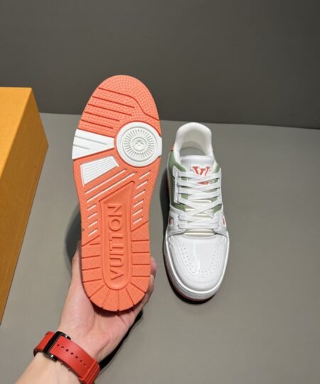 Alternative view of Louis Vuitton Trainer Sneaker Mix Of Materials Multi Color For Men LV