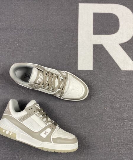 Alternative view of Louis Vuitton Trainer Sneaker Rubber Monogram Grey Virgil Abloh For Men LV 1A9VOS