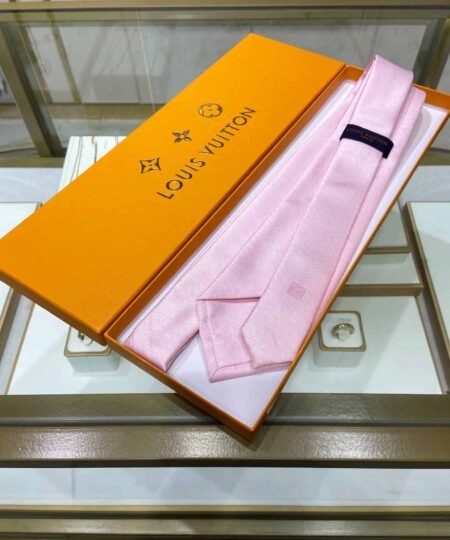 Louis Vuitton The Neo Monogramissime Capsule Tie Pink Lv Men Tie