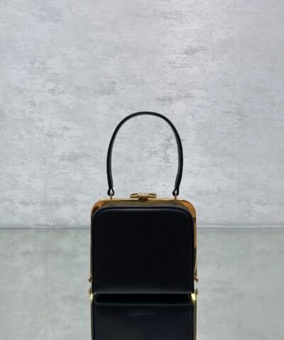 Celine Triomphe Minaudiere Black For Women 4in/10cm