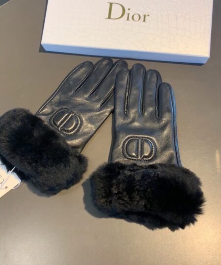 Dior Gloves In Black