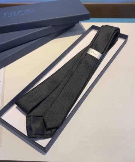 Dior Oblique Tie Black Silk Dior Men Tie 03C1046A0330_C900