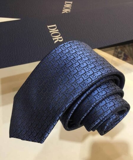 Alternative view of Dior Oblique Tie Blue And Black Silk Dior Men Tie 93C1046A0121_C975