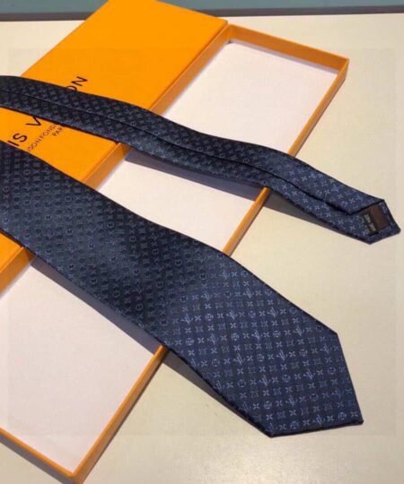 Alternative view of Louis Vuitton Monogram Classic Tie Marine LV Men Tie M70953