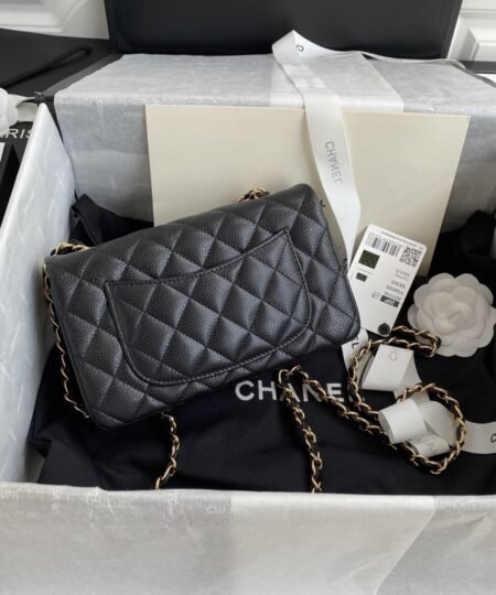 Alternative view of Chanel Mini Classic Handbag Black For Women 20cm/7.9in