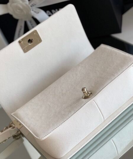 Alternative view of Chanel Boy White For Women 25cm/9.8in A67086