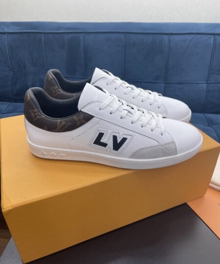 Louis Vuitton Luxembourg Tennis White/Black For Men LV