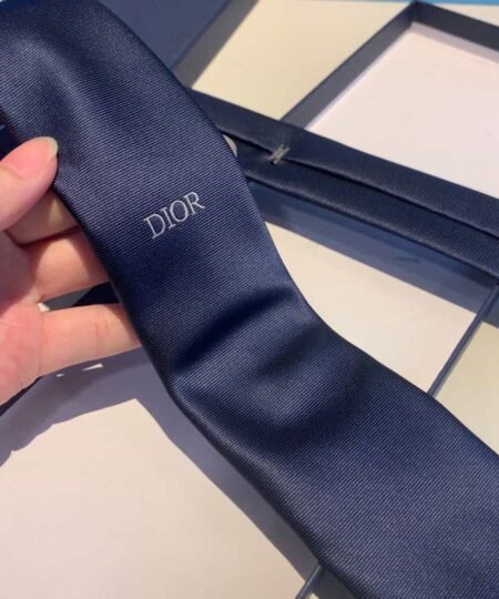 Alternative view of Dior 'Dior' Ribbon Tie Navy Blue Silk Dior Men Tie 29C1047A0675_C581