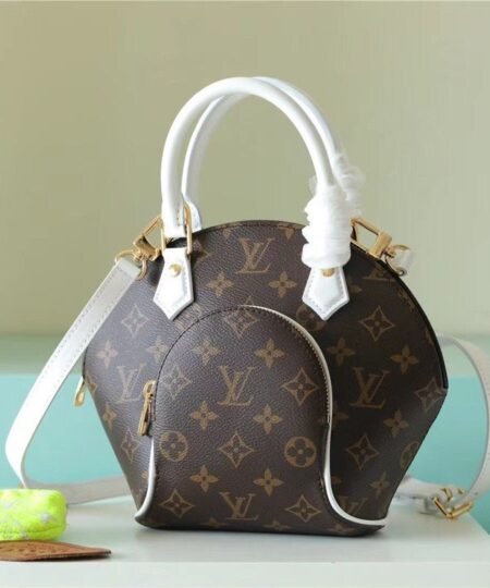 Louis Vuitton Ellipse BB Handbag Created By Nicolas Ghesquiere From Classic Monogram Canvas For Women Brown 9.1in/23cm LV M20752