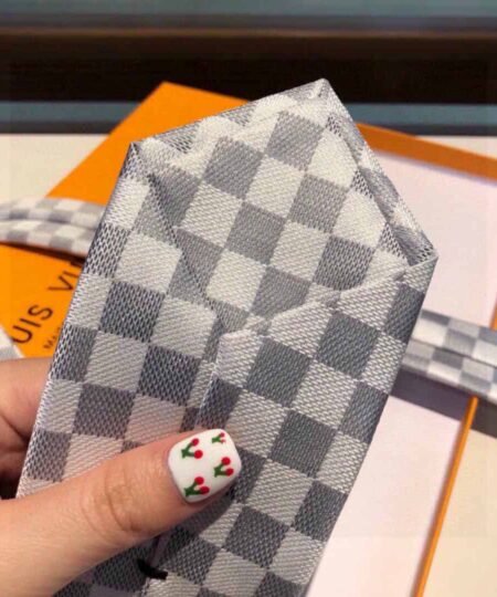 Alternative view of Louis Vuitton Damier Classic Tie Grey LV Men Tie M71214