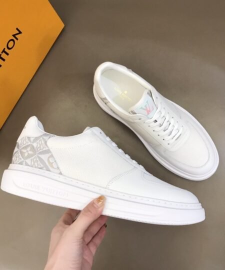 Alternative view of Louis Vuitton Rivoli Sneaker Monogram Metallic Canvas White For Men LV