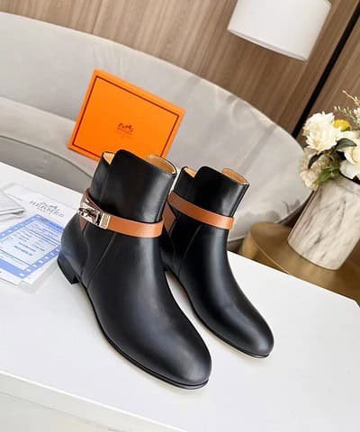 Hermes Neo Ankle Boot Black For Women, Women's Shoes H162133Z