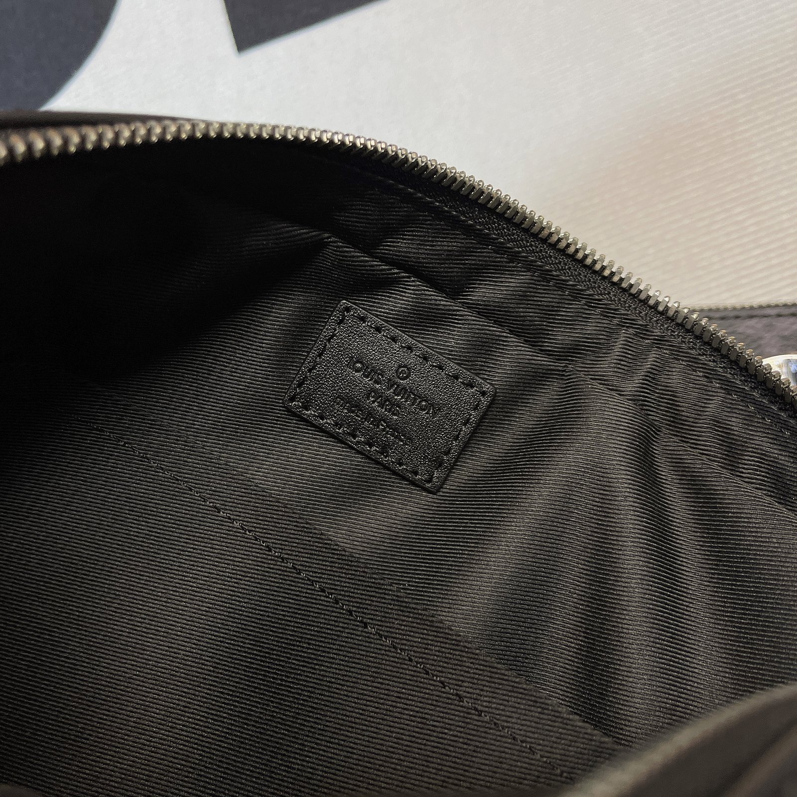 Louis Vuitton Trio Messenger Monogram Eclipse and Monogram Eclipse Reverse For Men, Men's Bags, Shoulder And Crossbody Bags 9.5in/25cm LV M69443 - Image 4