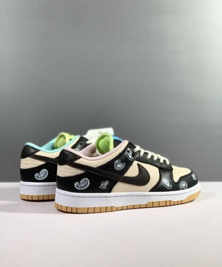 Alternative view of Nike Dunk Low Essential Paisley Pack Black and Beige Sneaker For Men, Men's Shoes
