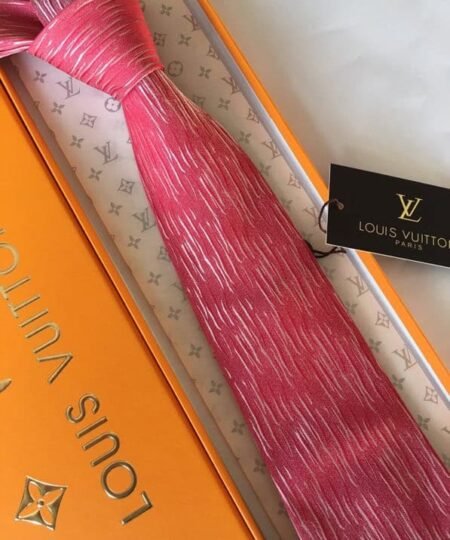 Louis Vuitton Ecu Tie Red LV Men Tie