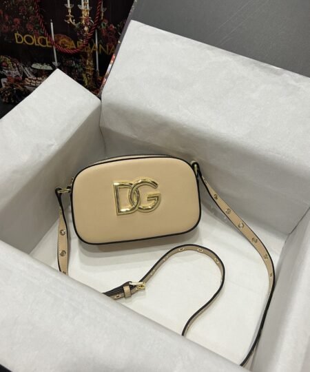 Dolce Gabbana Crossbody 3.5 Bag Beige For Women 7.5in/19cm DG BB7095AW57680404