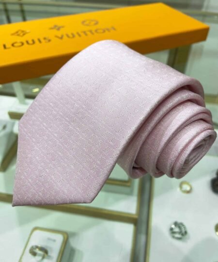 Alternative view of Louis Vuitton The Neo Monogramissime Capsule Tie Pink Lv Men Tie