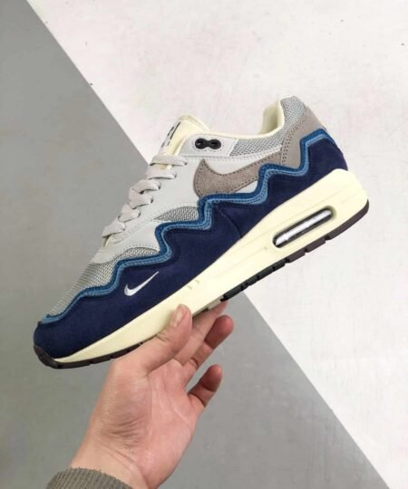 Alternative view of Nike Air Max 1 Patta Waves Noise Aqua Blue-Grey neaker For Men, Men’s Shoes