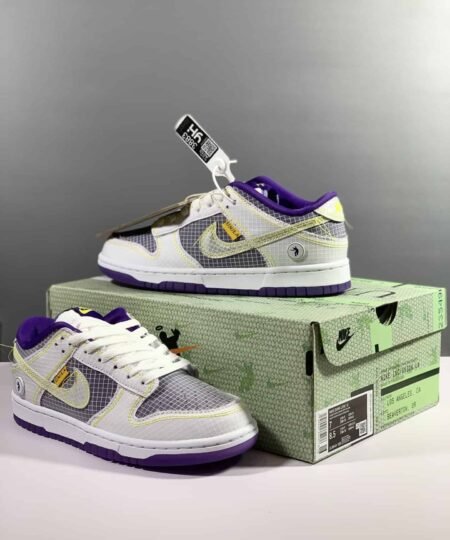Nike Dunk Low Union Passport Pack Court Purple Sneaker For Men, Men's Shoes