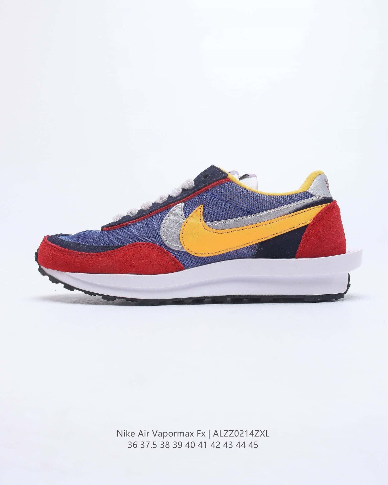 Nike LDWaffle Sacai 'Varsity Blue & Varsity Red & Del Sol' Sneaker For Men, Men's Shoes - Image 4
