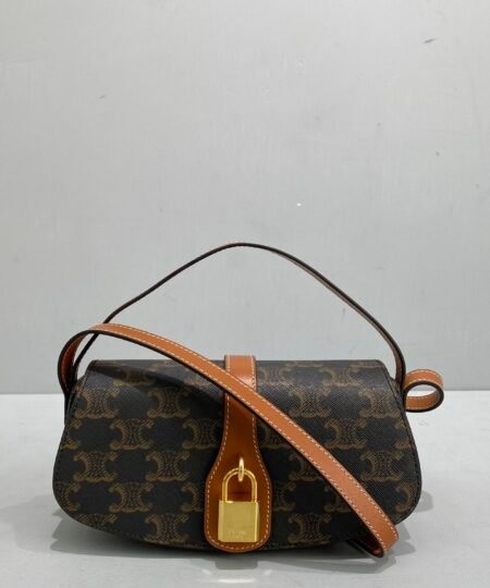 Celine Casual Style Bridal Logo Brown For Women 7in/18cm 10I592DQ2.04LU