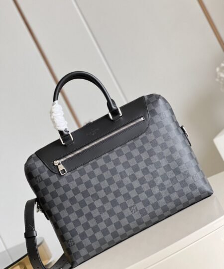 Alternative view of Louis Vuitton Porte Documents Jour Business Bag Damier Graphite For Men, Men's Bags, Shoulder And Crossbody Bags 14.6in/37cm LV N48260