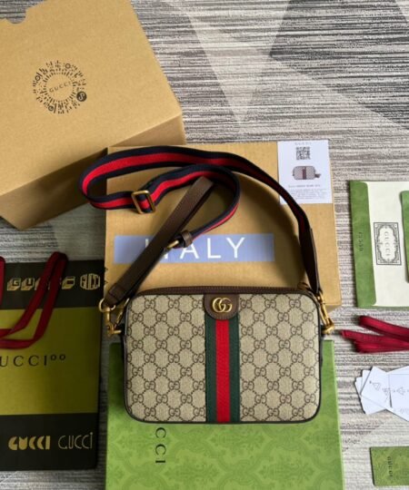 Gucci Ophidia GG Shoulder Bag Beige For Women, Women’s Bags 9.2in/24cm GG ‎699439 9C2ST 8920