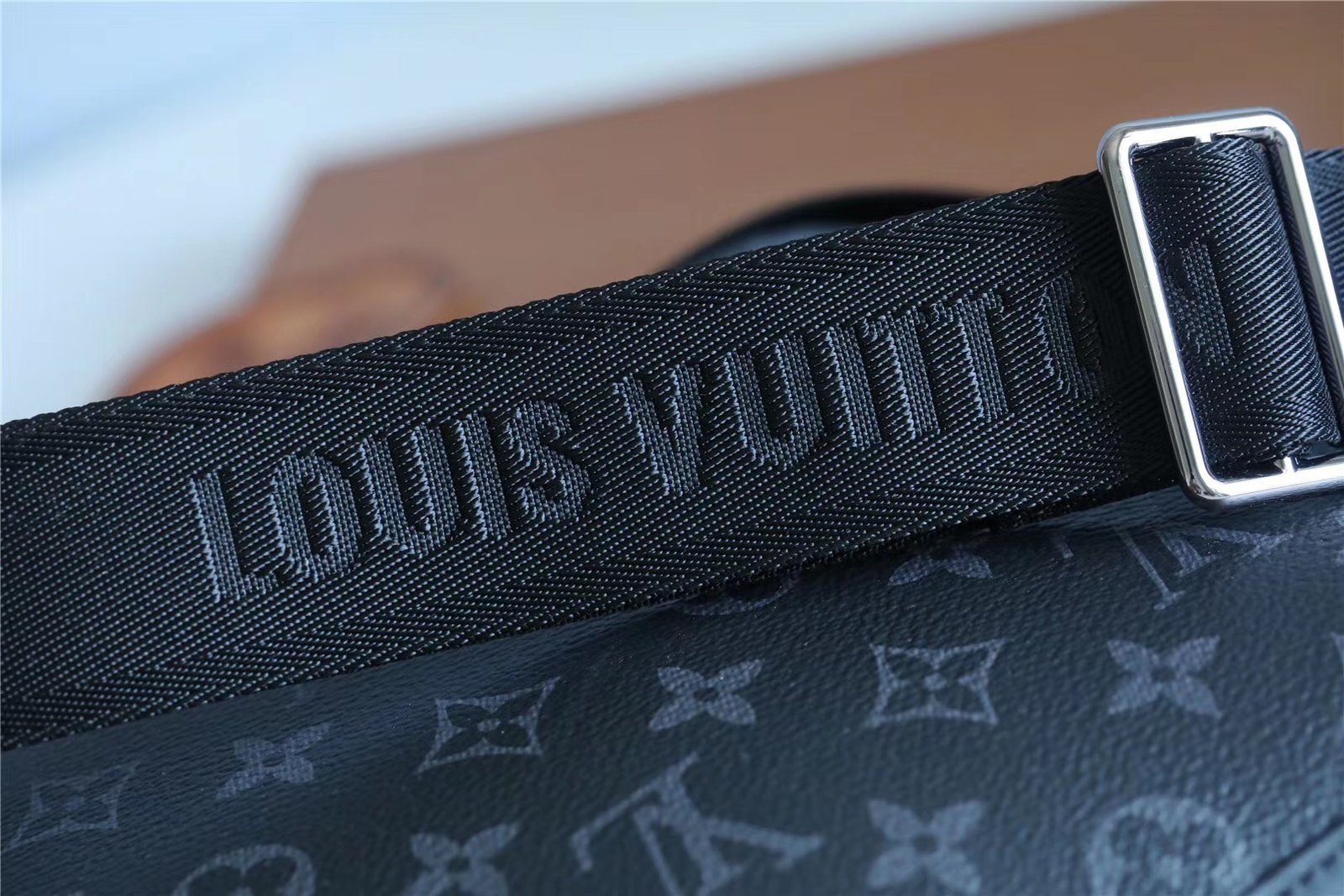 Louis Vuitton Trio Messenger Monogram Eclipse and Monogram Eclipse Reverse For Men, Men's Bags, Shoulder And Crossbody Bags 9.5in/25cm LV M69443 - Image 6